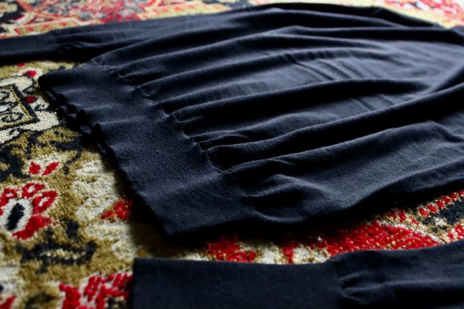 アプレッセ23AWニット Cashmere High Gauge Turtleneck Sweater(23AAP-03-05H)BLACK☆9月16日(土)発売