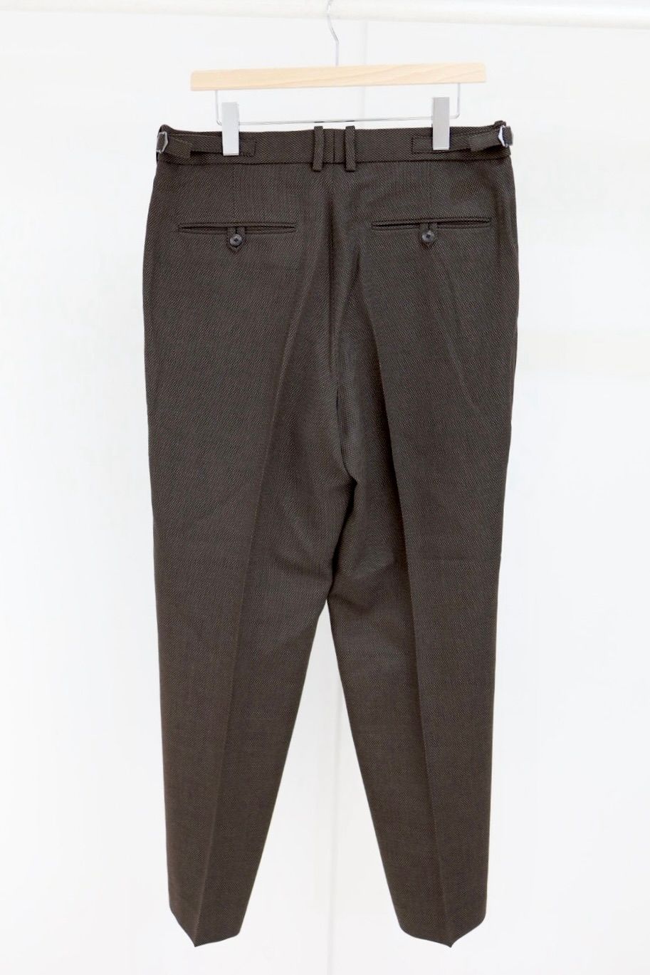 マーカ 26AW REGULAR FIT STRAIGHT TROUSERS(M26C10PT03C) BROWN BIRD’S-EYE☆新作発売！