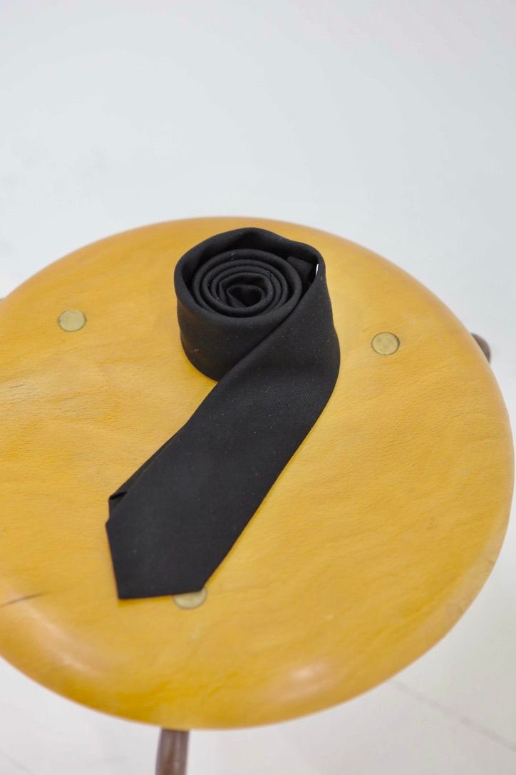 グラフペーパー 26SS Wool Doeskin Necktie(GU261-90217B)BLACK☆12月13日(土)発売！