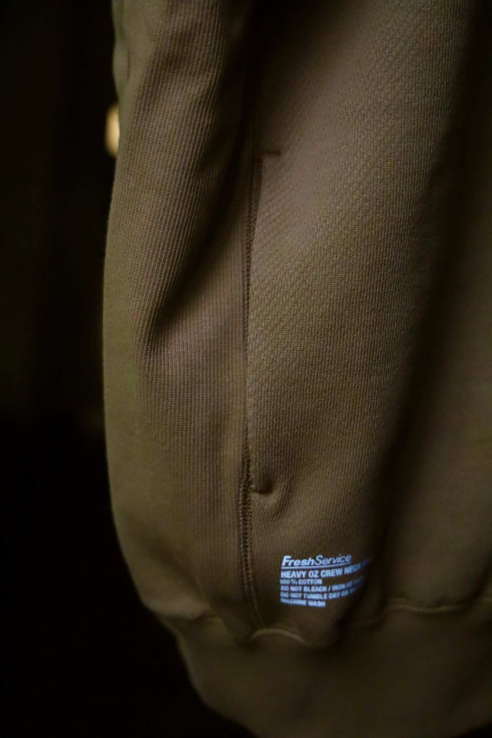 フレッシュサービス HEAVY OZ CREW NECK SWEAT(FSC244-70160)COYOTE