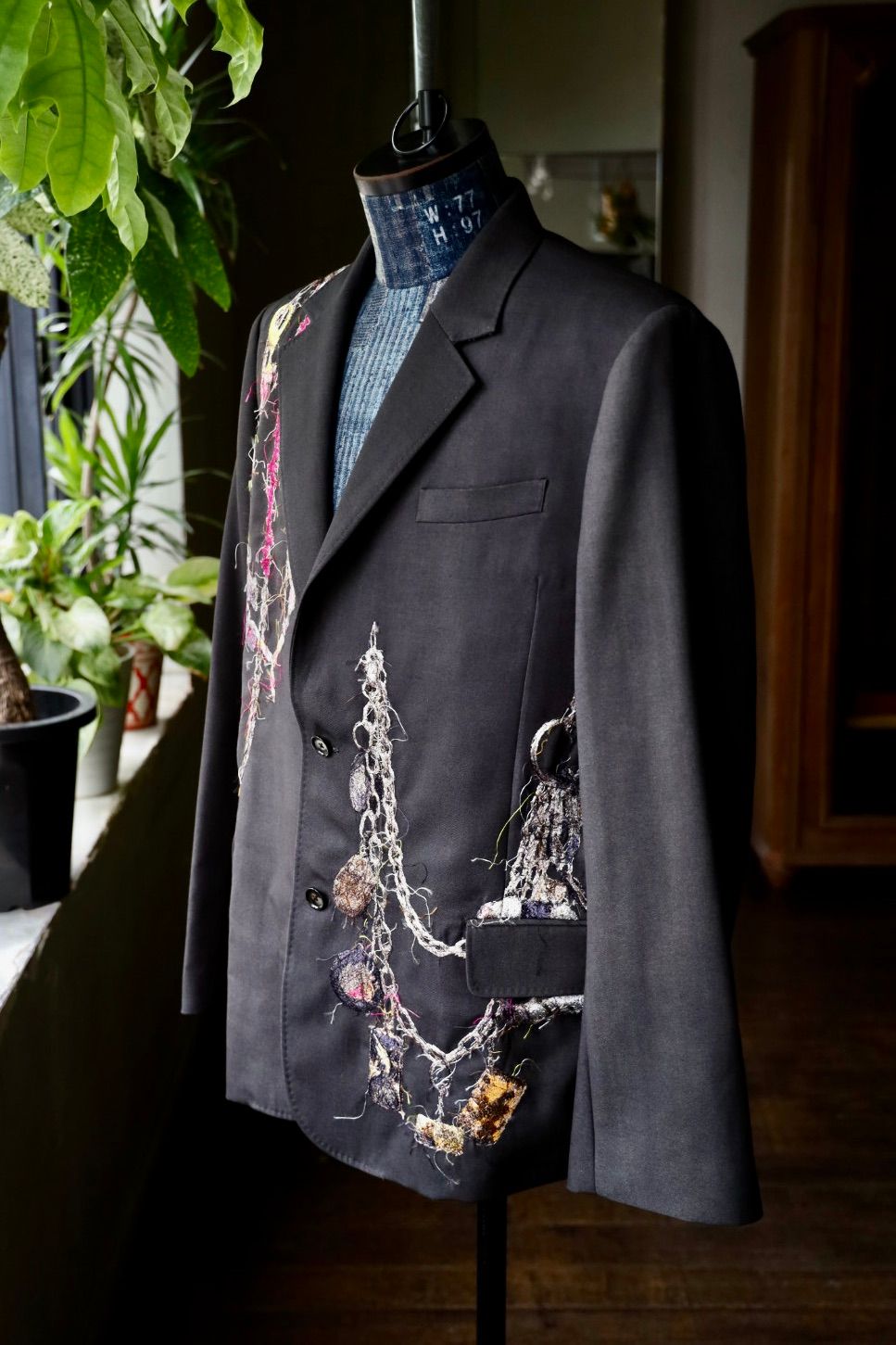 doublet 25AW  EMBROIDERED CHAIN TAILORED JACKET (25AW16JK74) CHACORL☆8月9日(土)発売！