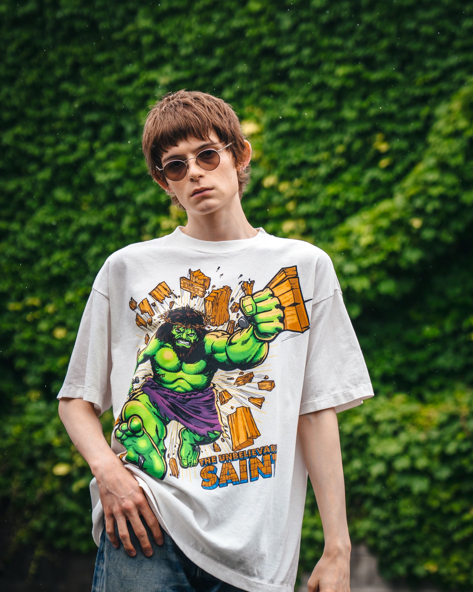 セントマイケル Tシャツ  GRENMAN SS TEE(SM-HR1-0000-024)WHITE★8月9日(土)発売！