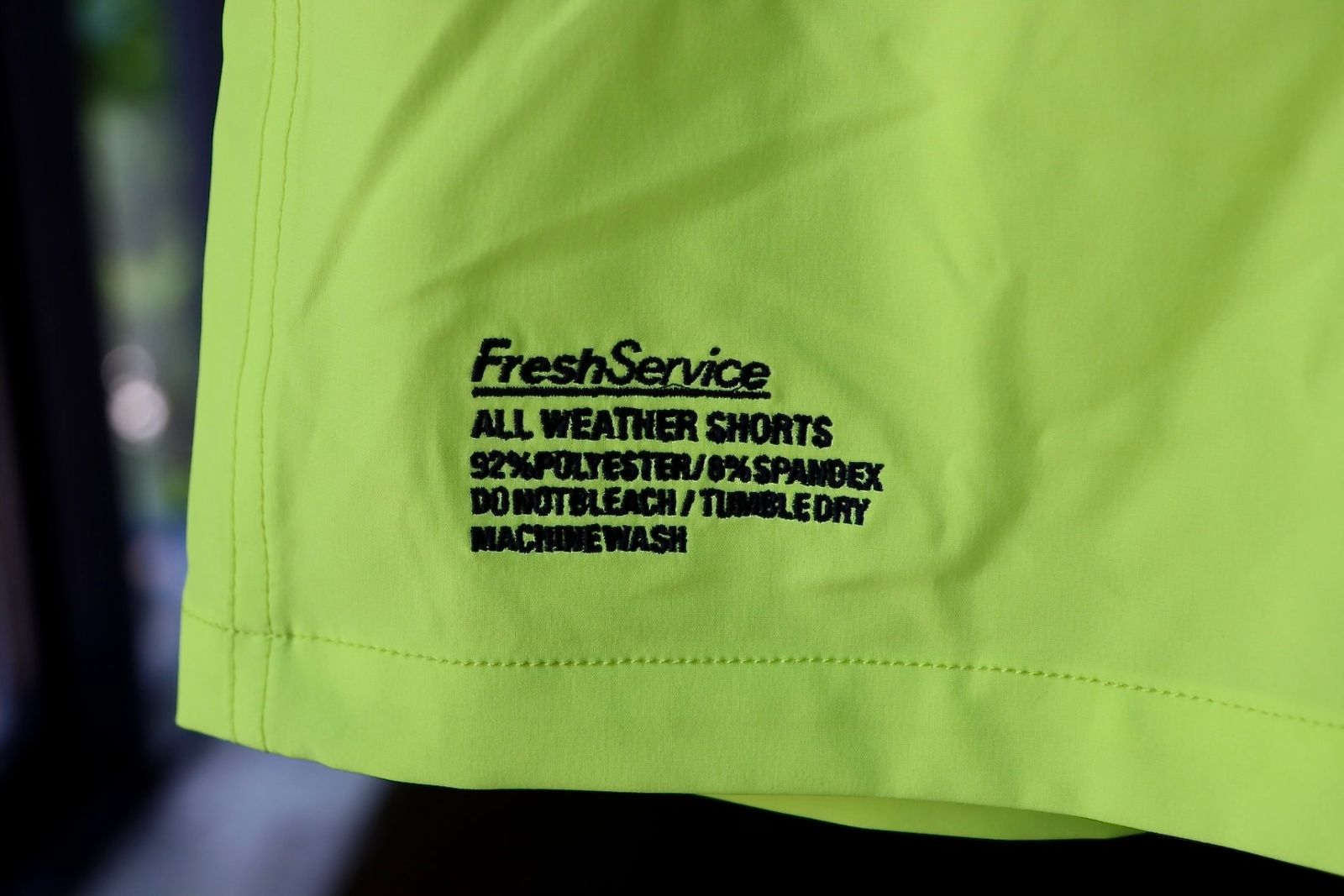フレッシュサービス ALL WEATHER SHORTS (YELLOW)☆6月28日(土)発売！
