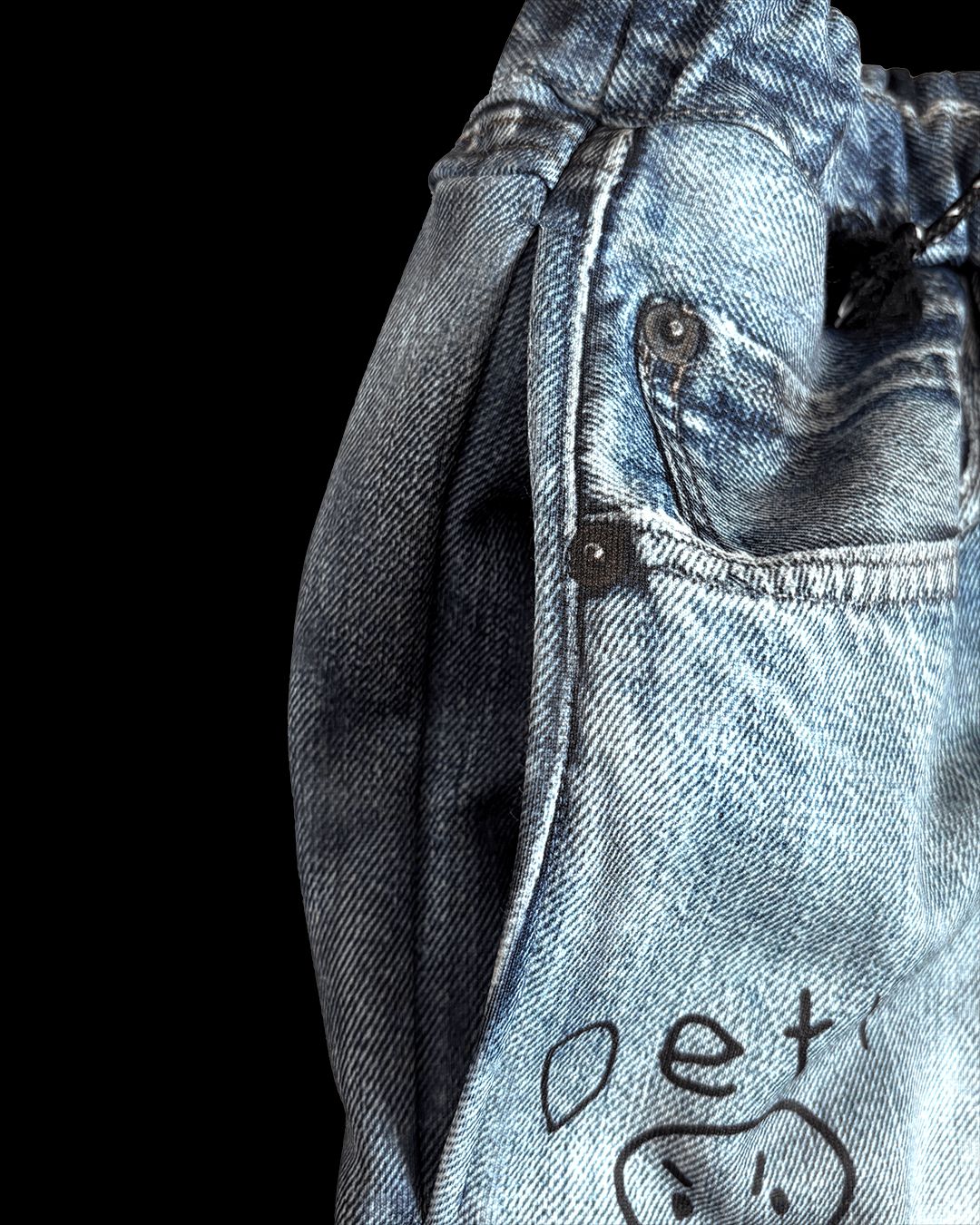 トーキングアバウト ジ アブストラクション 26SS フレアパンツ PRINT FLARE PT(26SS-PT-003)DENIM新作発売！