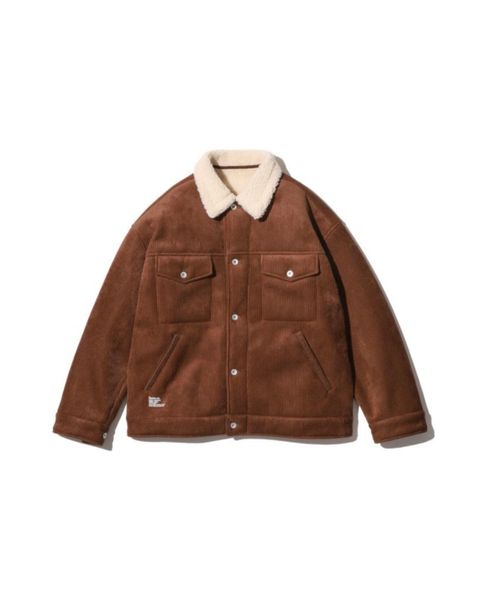 フレッシュサービス SHERPA CORDUROY RANCH JACKET(FSC254-30063)BROWN☆11月22日(土)発売！