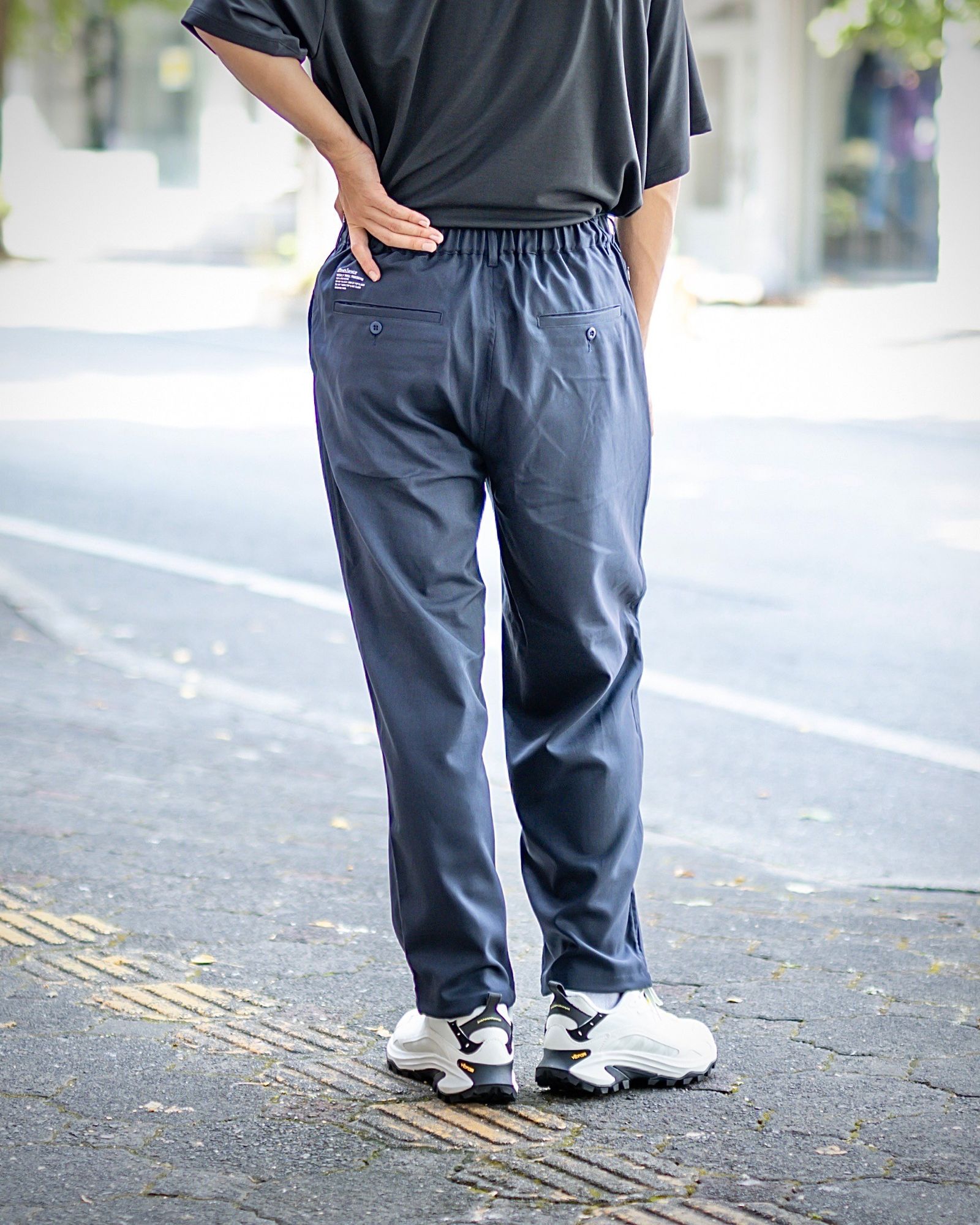 フレッシュサービス WOOLY TWILL TROUSERS(FSC243-40178)NAVY
