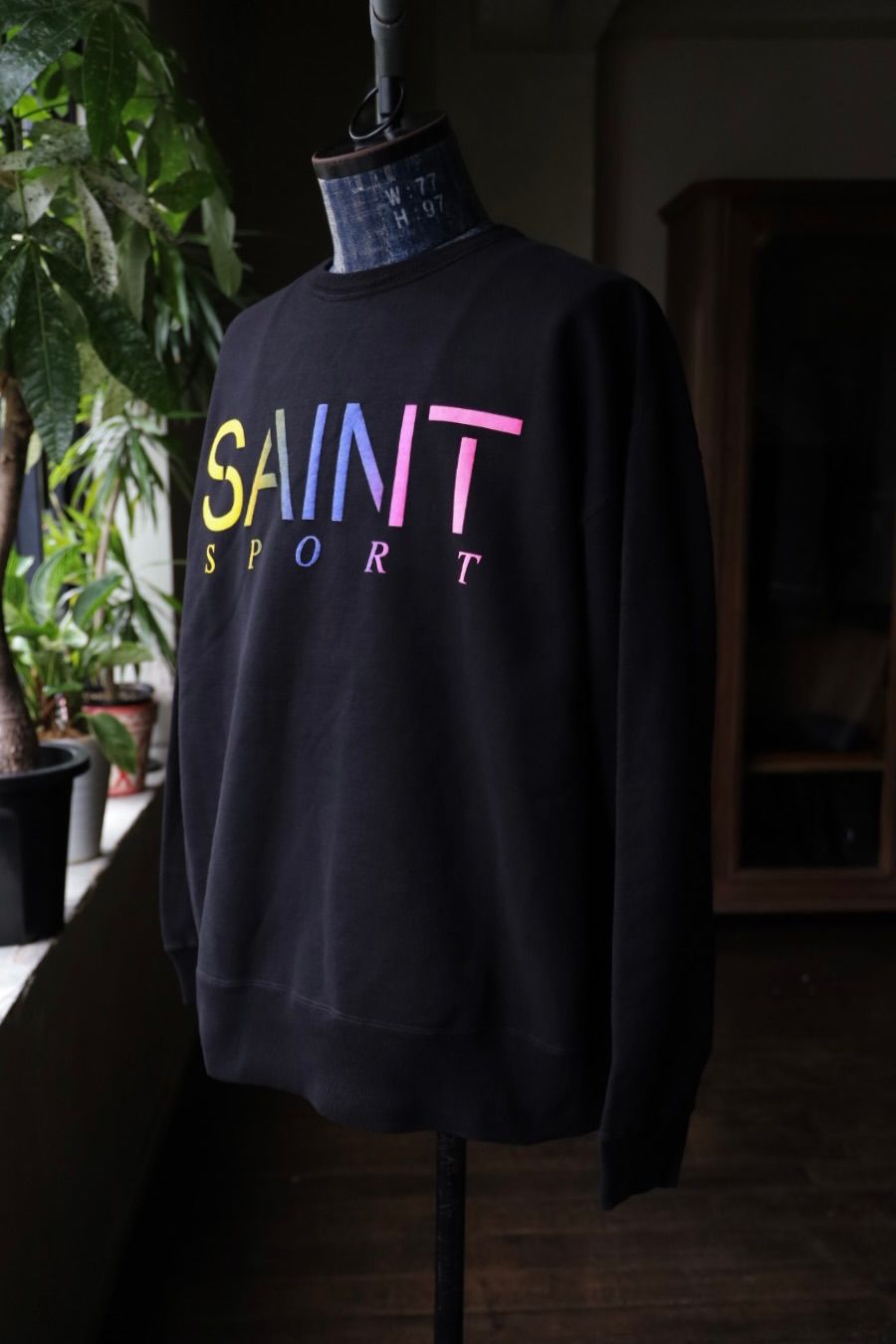 セントマイケル Tシャツ SAINT SPORT CREW NECK SWET(SM-HR1-0000-044)BLACK★9月27日(土)発売！