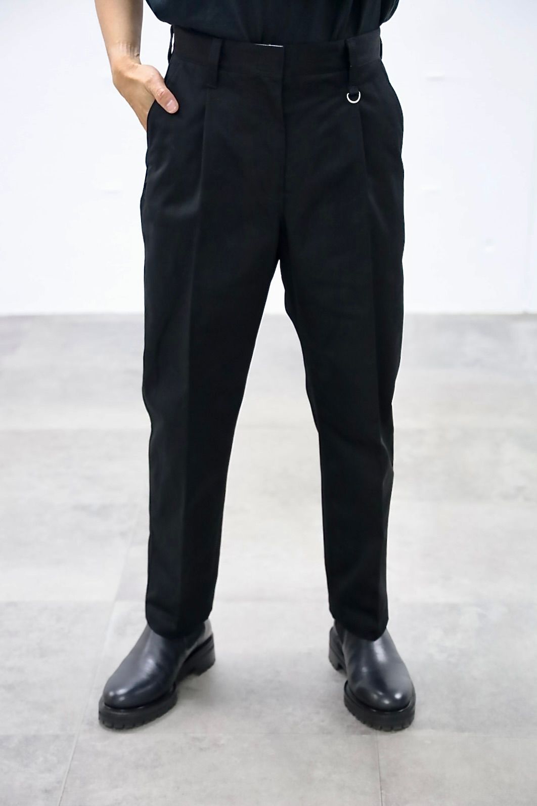 Yohji Yamamoto × NEIGHBORHOOD タックワークパンツ(HK-P95-901-2S26)BLACK★12月5日(金)発売！
