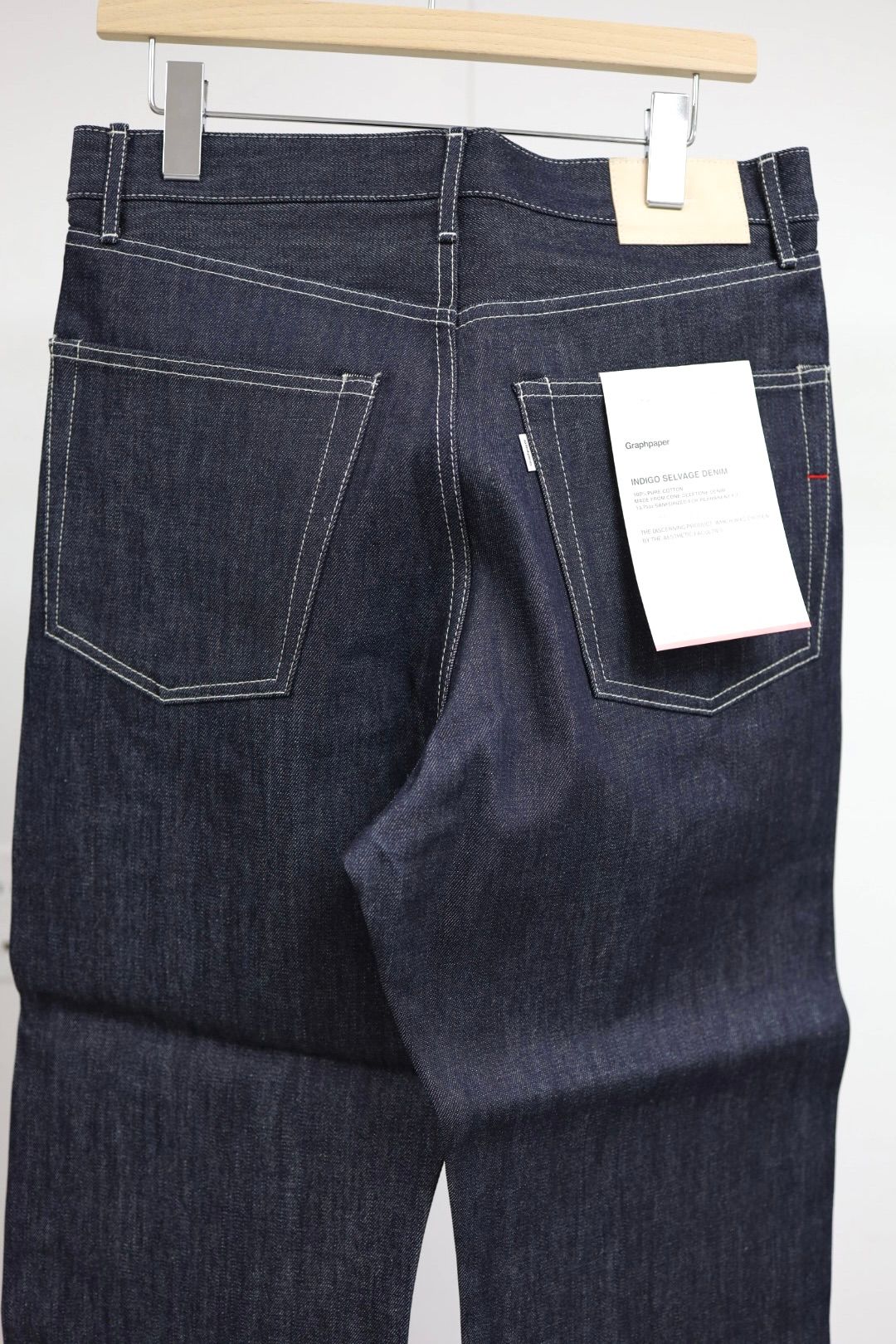 グラフペーパー Selvage Denim Five Pocket wide Straight Pants(GU261-40059RB)INDIGO_RIGID★1月24日(土)発売！