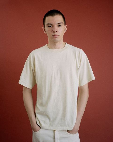 ファウンダ SHORT SLEEVE TEE SHIRT (015FD252004)BEIGE
