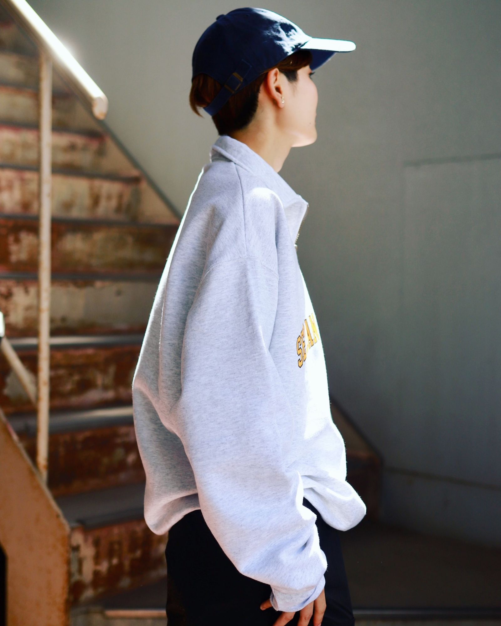 SEDAN ALL-PURPOSE 新作Arch Logo Quarter Zip Sweatshirt style
