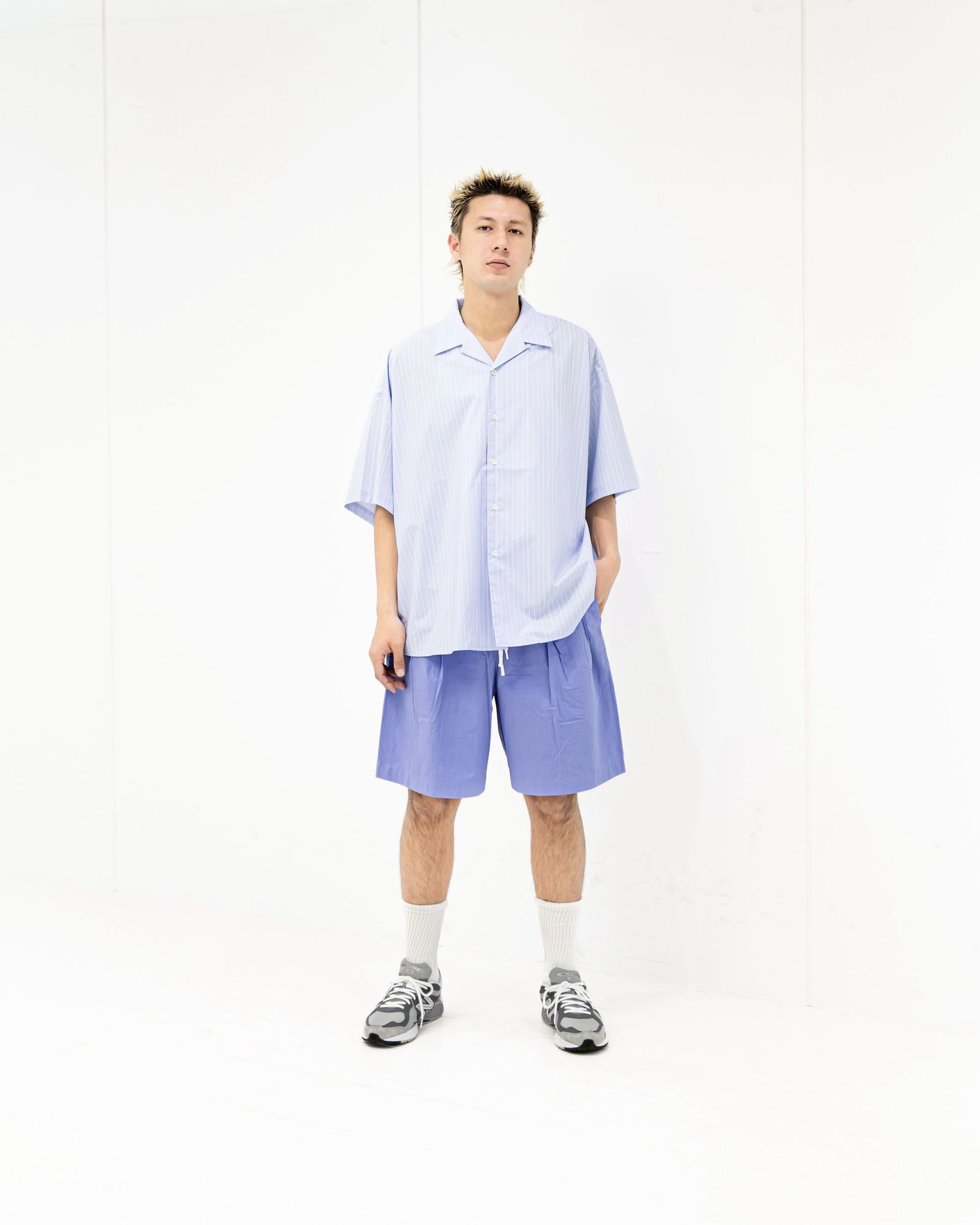S.F.C COTTON STRIPE OPEN COLLAR SS SHIRT 5月9日(土)新作発売！
