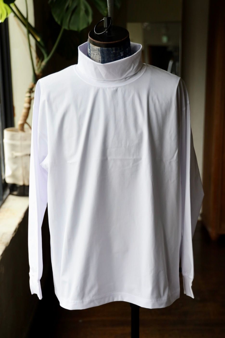 トップス DAIWA PIER39 TECH MOCK NECK TEE M WHITE DAIWA PIER39 