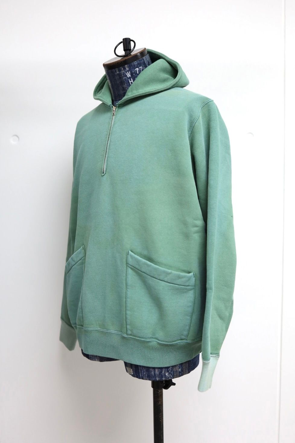 アプレッセ 2026 STYLE1 Vintage Sailor Hood Half Zip Sweatshirt (26SAP-05-13)GREEN☆1月24日(土)発売！