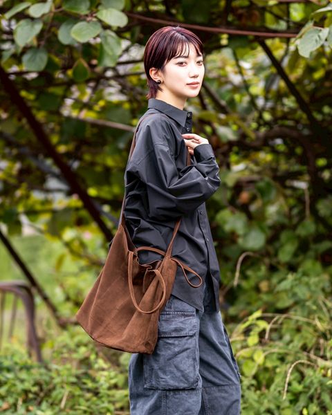 Morphee / モルフェトートバッグ 3WAY MIDIUM TOTE(LONG)SUEDE [COFFEE BROWN]☆新作発売！