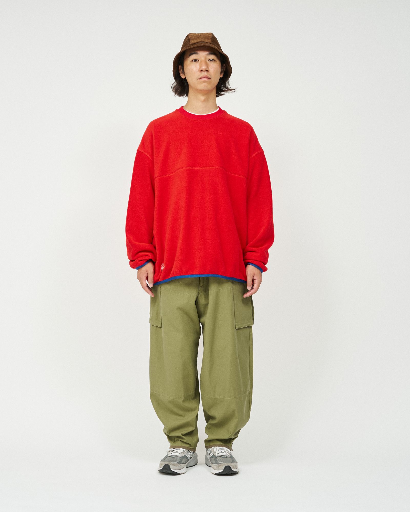 フレッシュサービス MICRO FLEECE CREW NECK PULLOVER(FSC253-70192)RED★10月18日(土)発売！