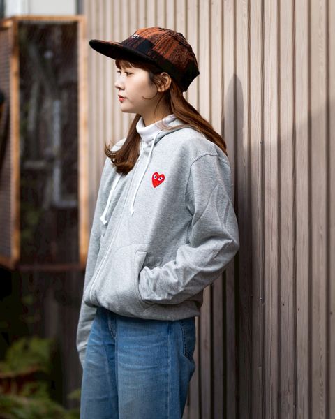PLAY COMME des GARCONS 新作ZIP HOODED SWEATSHIRT style.2025.12.8