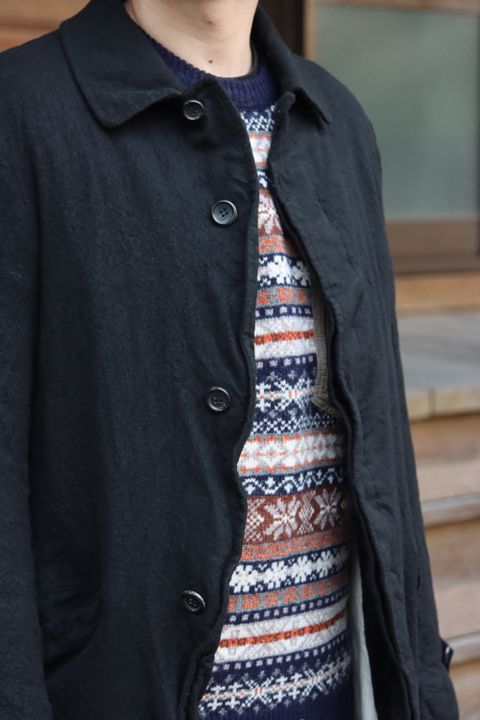 COMME des GARCONS HOMME 21AW ウールサージ縮絨コート(HH-C009) style.2021.11.6.