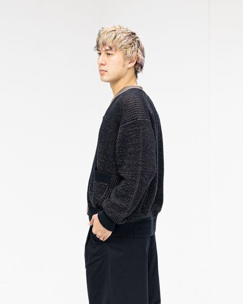 コムデギャルソンオム シルク×綿片畦プレーティングカーディガン 2月6日(金)新作発売！