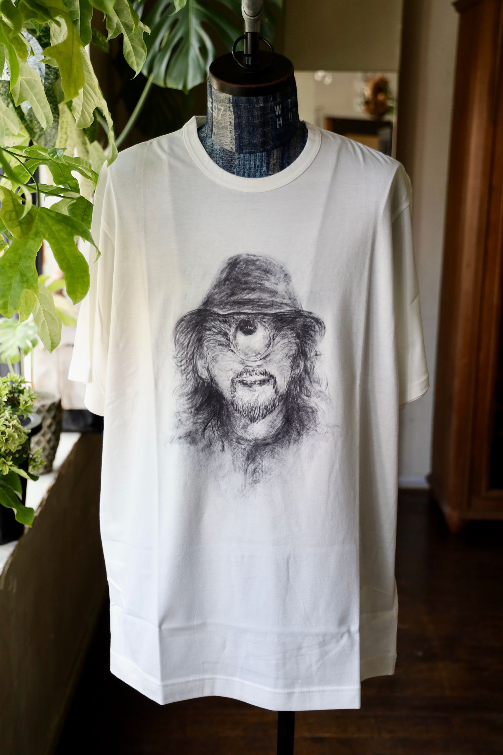 YOHJI w YAMAMOTO 変形デザインシルクシャツ