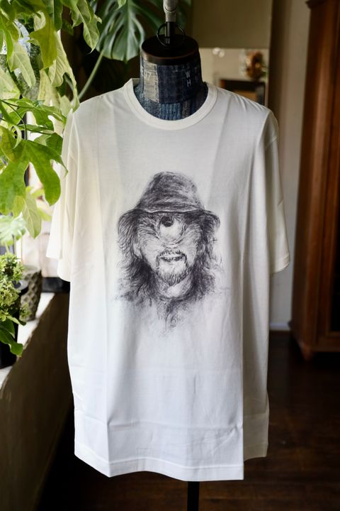 Yohji Yamamoto 25AW 定番半袖天竺TシャツA (HL-T93-992)WHITE