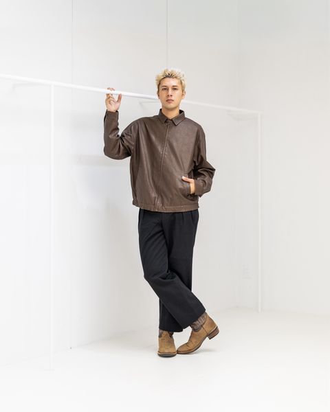 SEDAN ALL-PURPOSE FW25 Synthetic Leather Jacket(BROWN) 9月20日(土)新作発売！