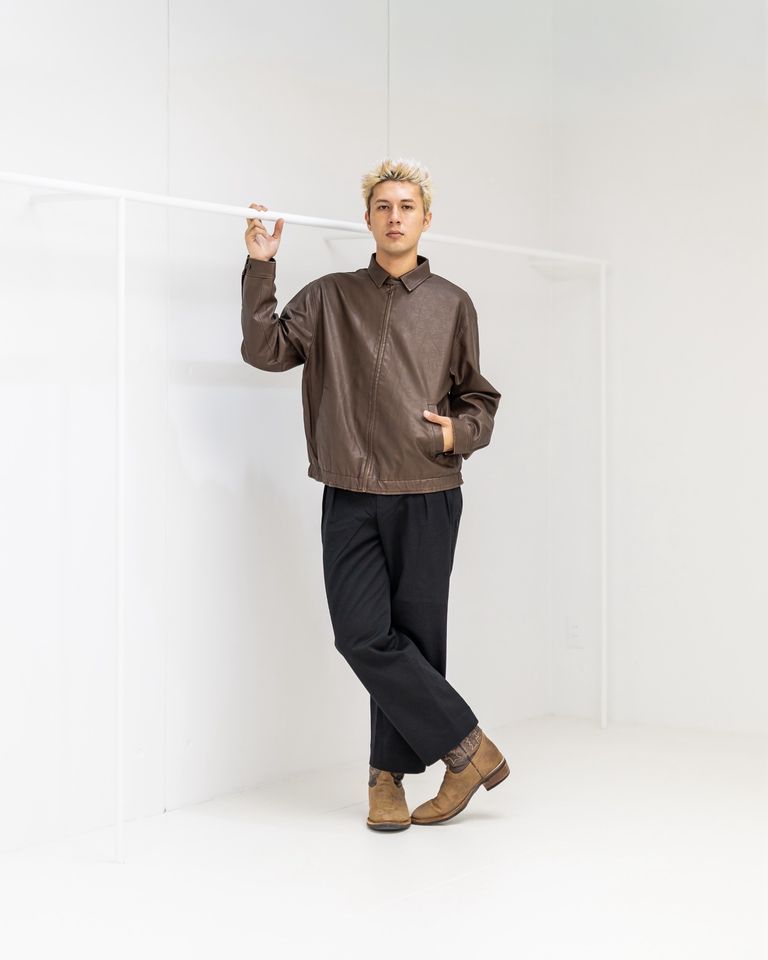 SEDAN ALL-PURPOSE FW25 Synthetic Leather Jacket(BROWN) 9月20日(土)新作発売！