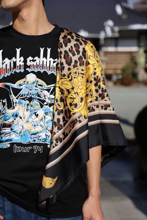 ジュンヤワタナベマン×BLACK SABBATHコラボシルクスカーフTシャツ 新作発売！