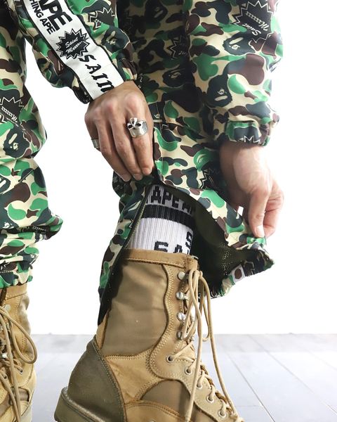 セントマイケル 24SS BAPE JACKET&BAPE PANTS style 2024.4.26