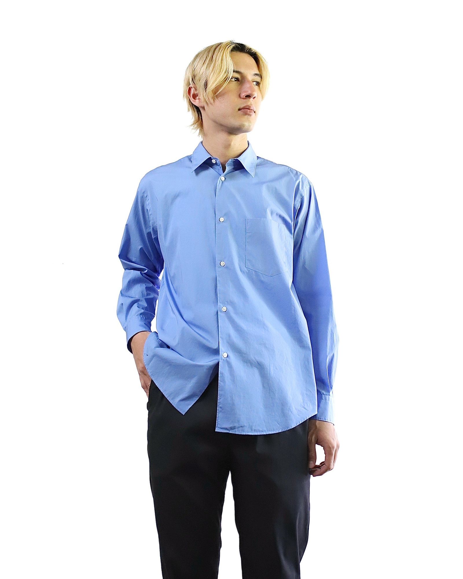 グラフペーパー 24SS Broad Broad Regular Collar Shirt style 2024.5.17