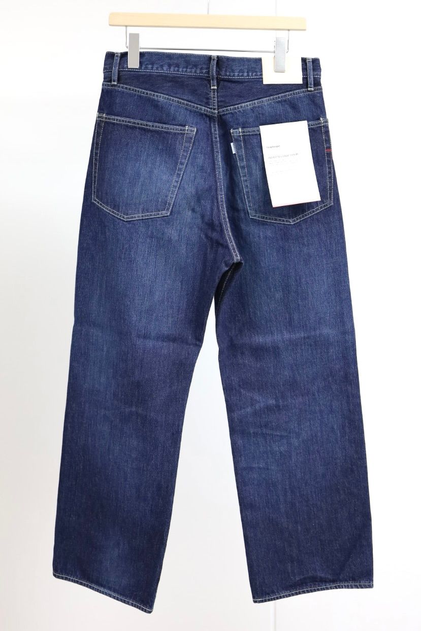 グラフペーパー Selvage Denim Five Pocket wide Straight Pants(GU261-40059DB)INDIGO_DARK FADE★1月24日(土)発売！