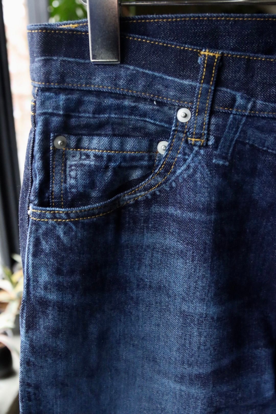 YOKE - ヨーク23SSデニム LASER PROCESSED 5P STRAIGHT DENIM