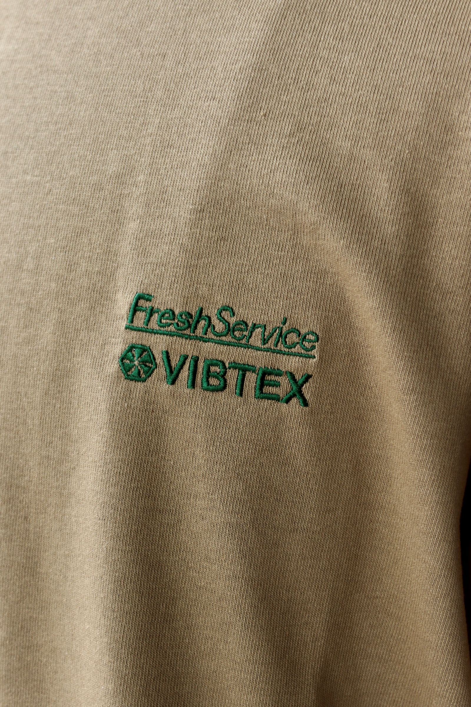 VIBTEX for FreshService S/S CREW NECK TEE(FSC252-70003)BEIGE☆再入荷しました！