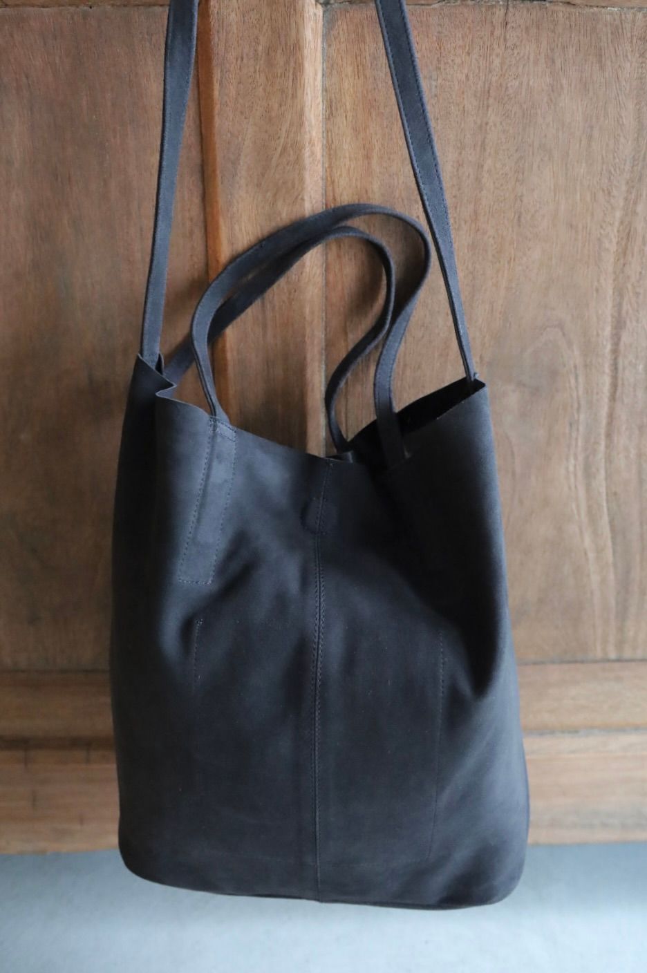Morphee / モルフェトートバッグ 3WAY MIDIUM TOTE(SHORT)SUEDE [CHARCOAL]☆新作発売！