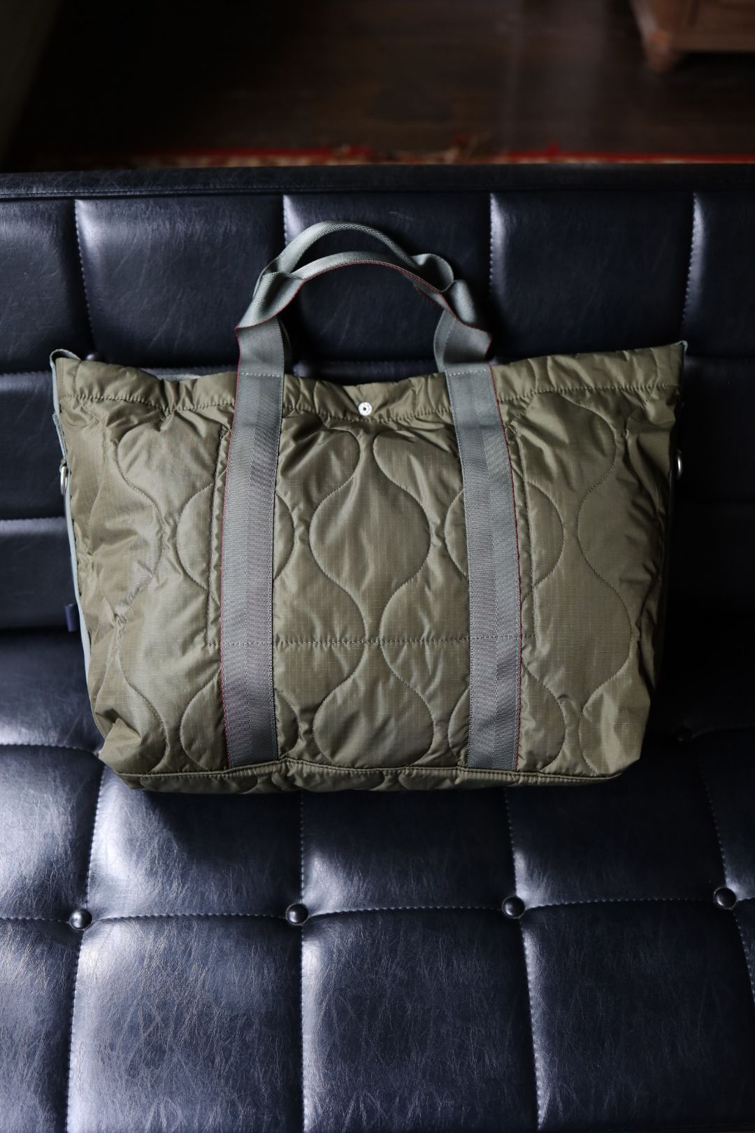 コムデギャルソンオム バッグ 2WAYキルティングTOTE BAG(HR-K206-051)KHAKI☆10月2日(金)発売！