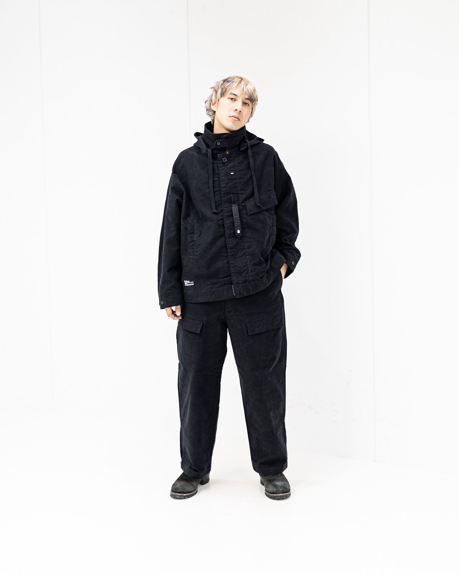 フレッシュサービス MOLESKIN TANKERS JACKET(FSC261-30216)BLACK★2月21日(土)発売