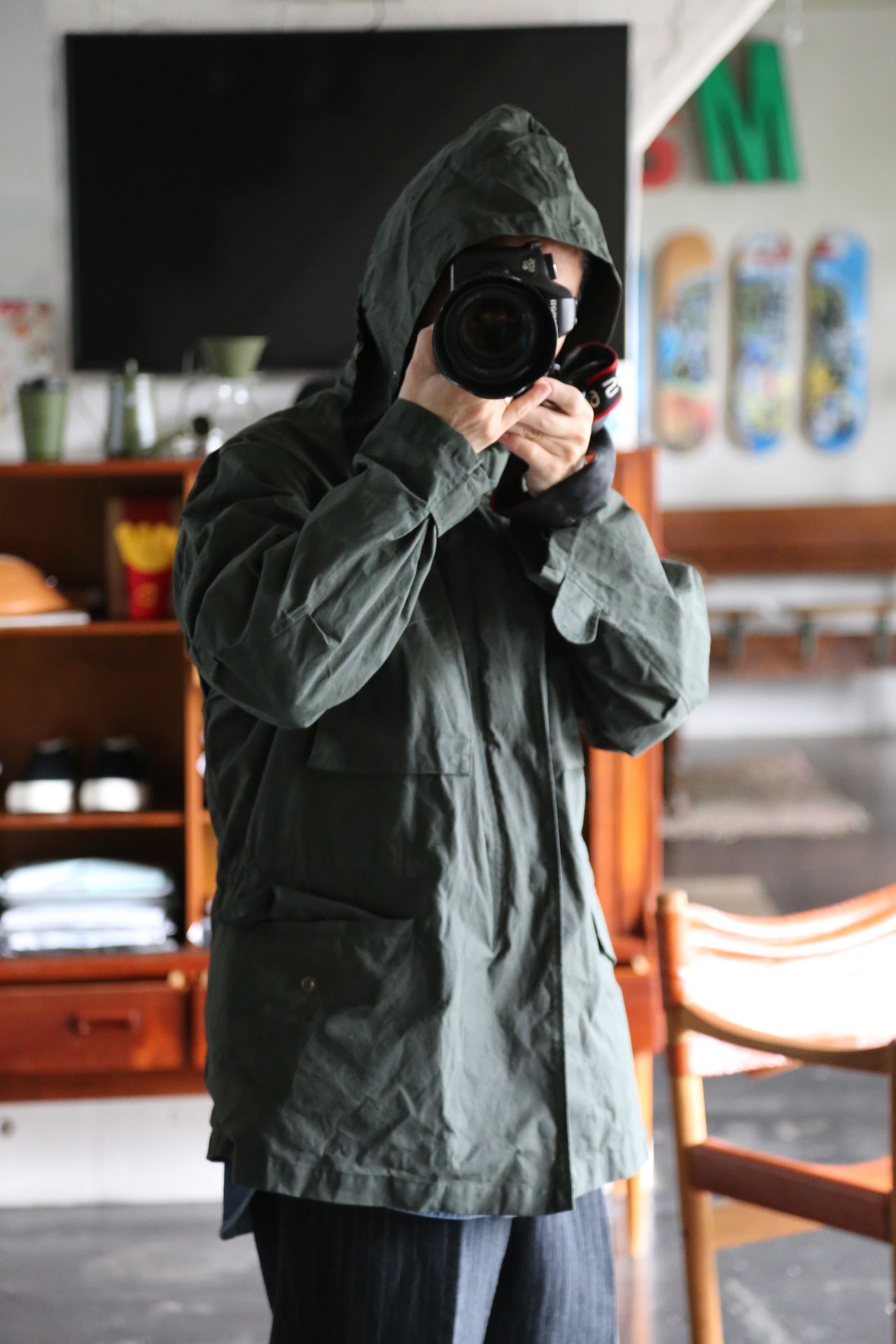 シャイニングゴールデン NEIGHBORHOODXWDS M65 FIELD JACKET BLACK