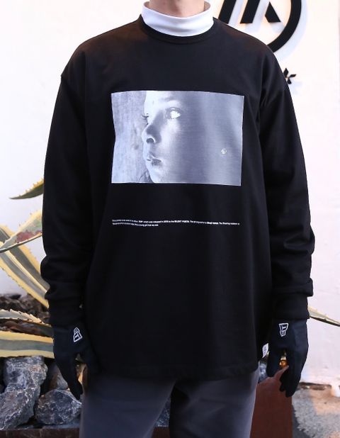 Graphpaper Poet Meets Dubwise for GP Jersey L/S Tee "SUN"BLACK style.2020.11.9.