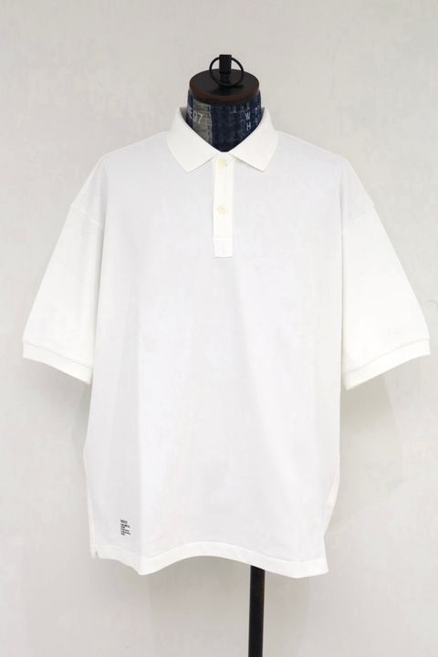 フレッシュサービス DRY PIQUE JERSEY S/S POLO(FSC263-70036)WHITE☆8月1日(土)発売！