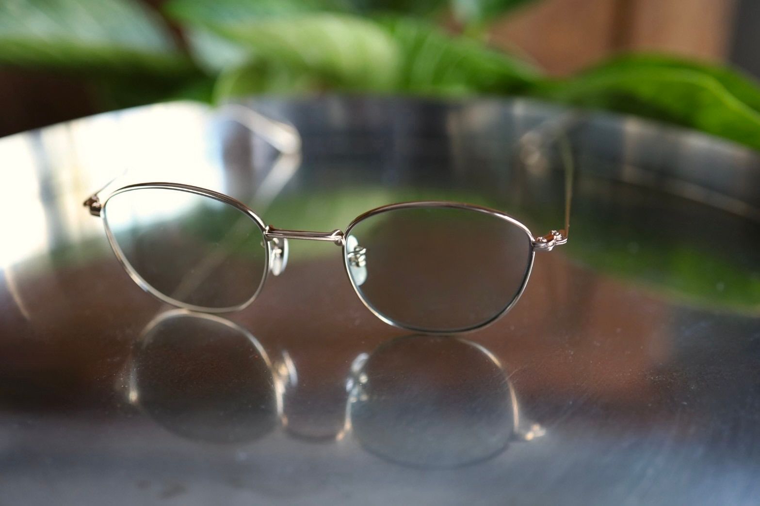 ノチノオプティカル KOUGETSU NOCHINO-N13 #4 CHAMPAGNE GOLD × GREY GREEN to GREY (調光モデル)☆11月22日(土)発売！