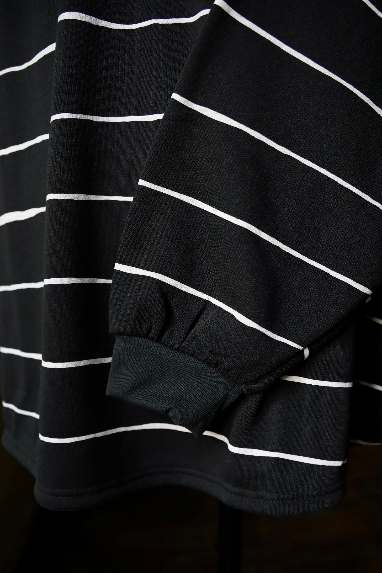 S.F.C 24FW エスエフシーSUPER BIG WIDE SIDE STRIPE TECH LS TEE(SFCFW24CS08)Black-White☆9月21日(土)発売！
