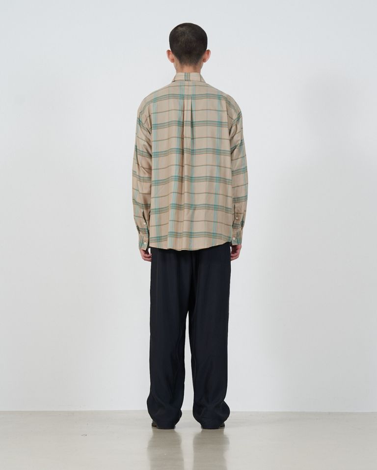 YOKE - ヨーク25SS シャツPLAID REGULAR COLLAR SHIRT