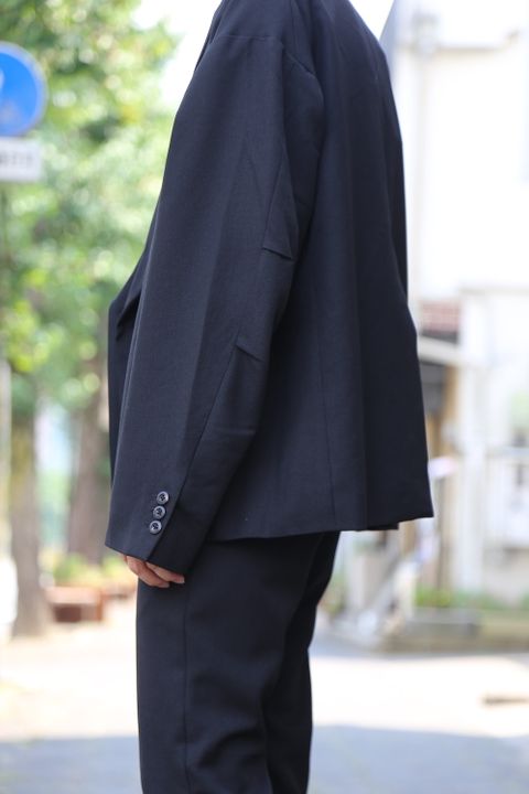 JieDa DOUBLE TAILORED JACKET"BLACK" Style.2020.8.22.