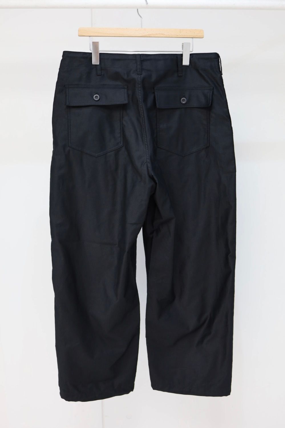 コムデギャルソンオム26SS 綿サテンパンツ(HQ-P029-051)BLACK☆4月3日(金)発売！