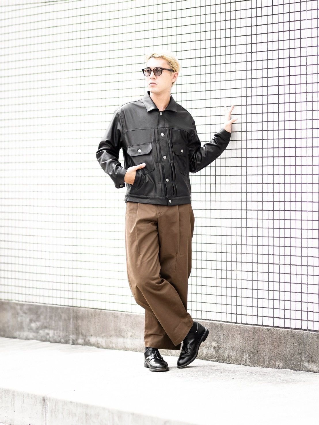 Graphpaper 新作Dry Westpoint Barrel-Fit Belted Pants style.2026.8.28