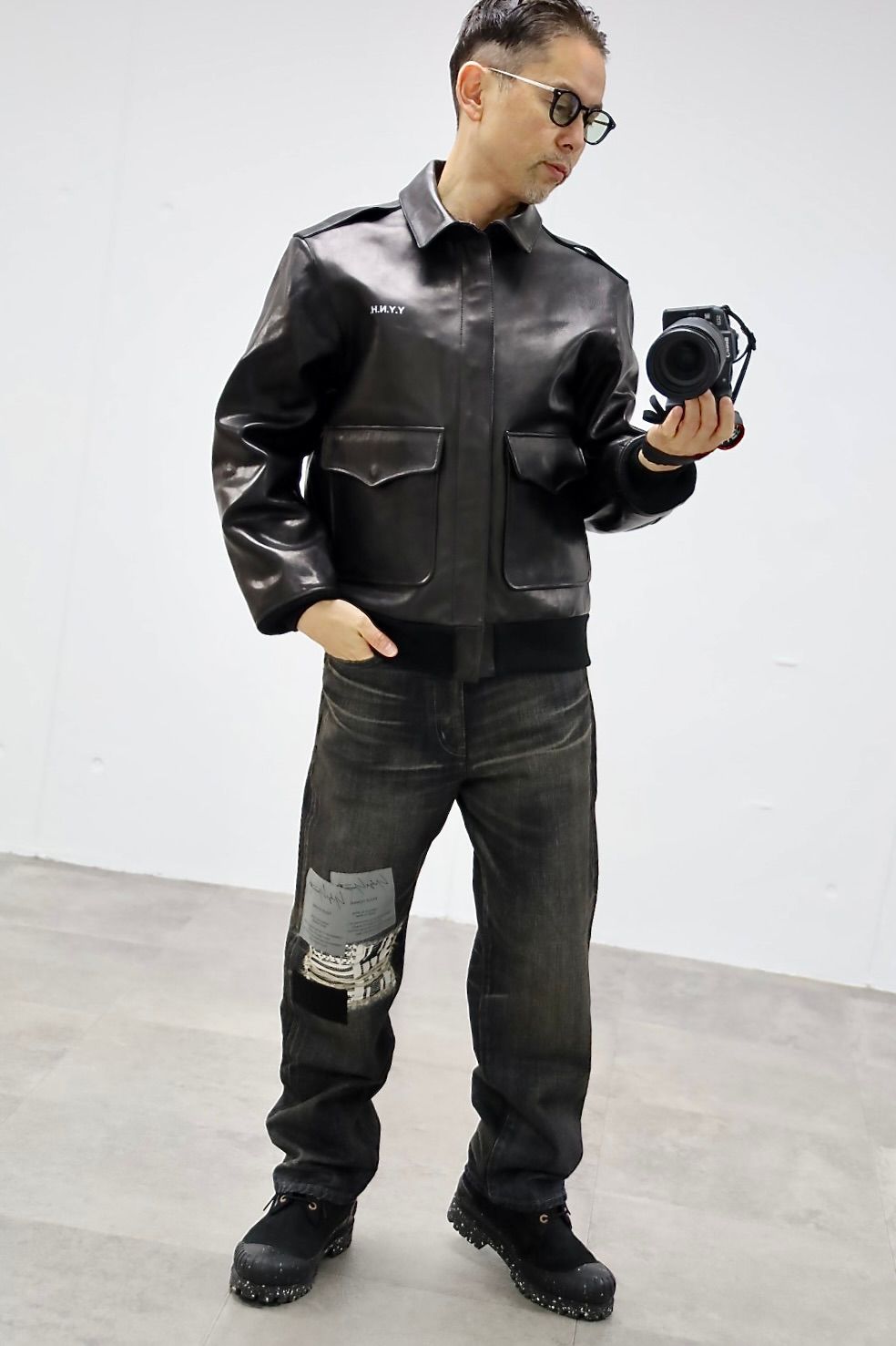 Yohji Yamamoto × NEIGHBORHOOD ホースレザージャケット(252SZYYN-JKM01S)BLACK★12月5日(金)発売！