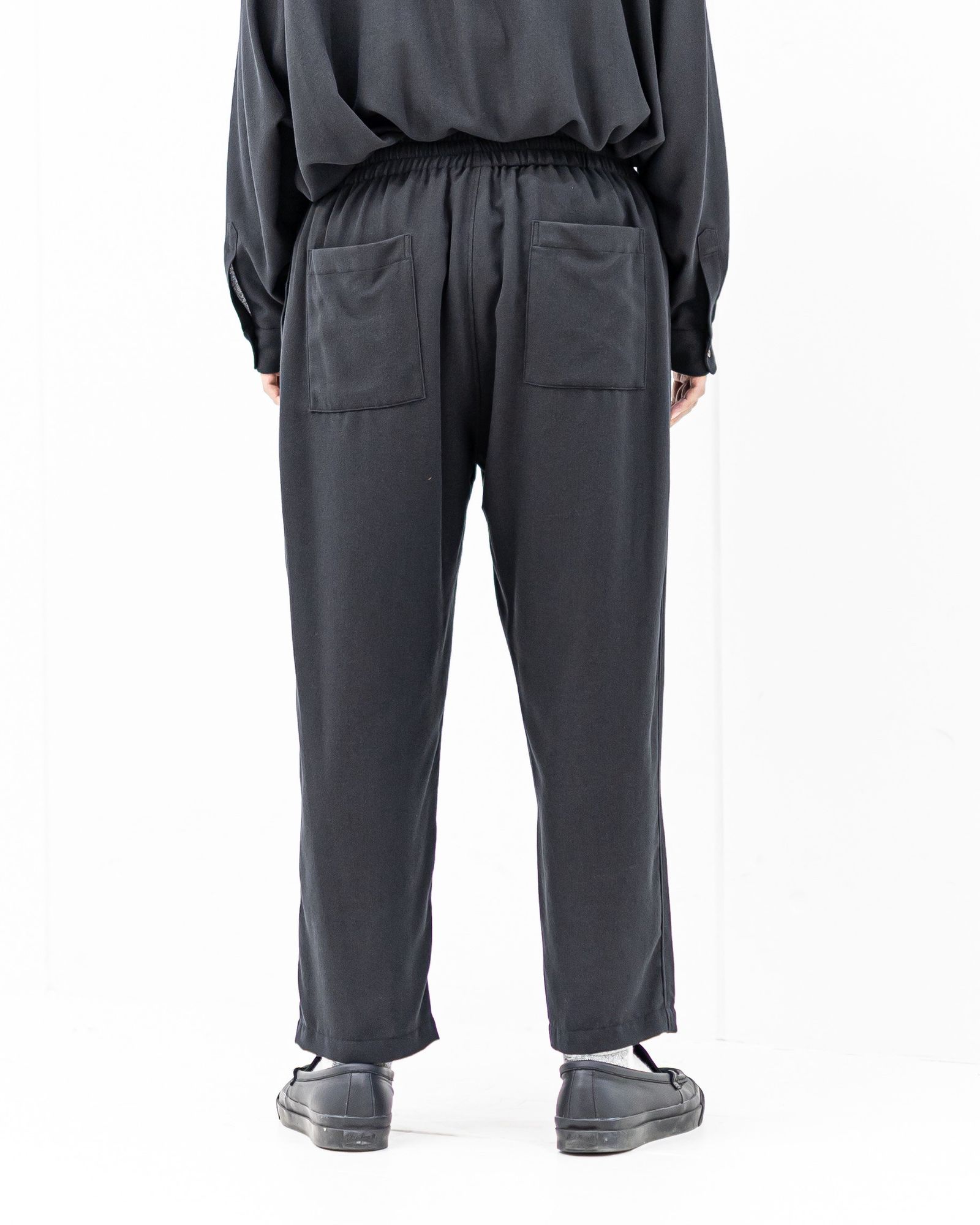 Graphpaper Viscose Viyella L/S Sleeping Shirt (CHARCOAL)新作発売！