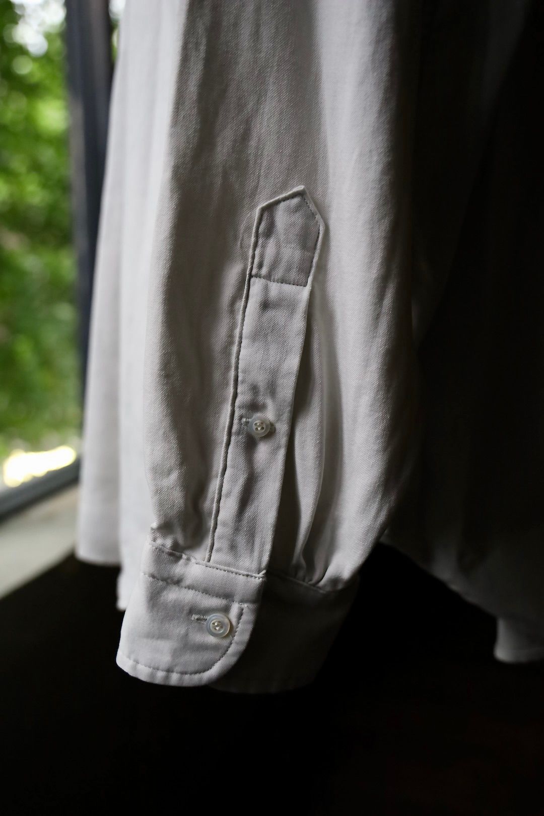 A.PRESSE - Double Weave Twill Regular Collar Shirt(24AAP-02