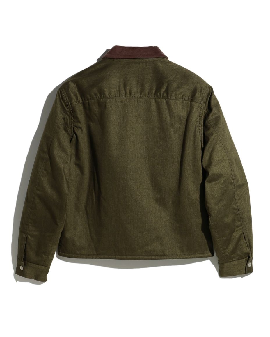 ファウンダ 25AW COLOR DENIM JACKET(015FD252017)KHAKI☆新作発売！