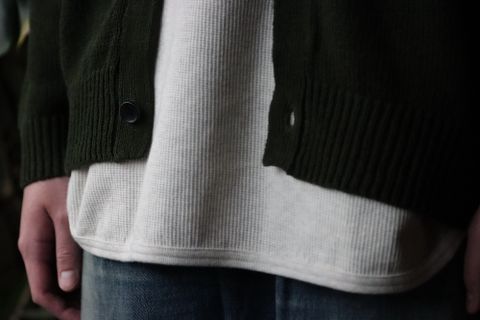 UNIVERSAL PRODUCTS DRY COTTON KNIT CARDIGANE(221-60201) style.2022.2.13